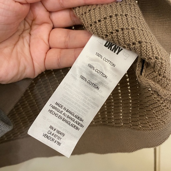 DKNY Men's Tan Button Down Shirt - Picture 3 of 5